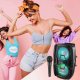 Głośnik mobilny Fenton 2x 10" FT210LED, zestaw karaoke z Bluetooth - 700W one size 14