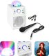 Głośnik karaoke Bluetooth efekt LED Vonyx SBS50W one size 1