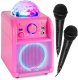 Głośnik karaoke LED Kula Różowy SBS55P BT Vonyx one size 14