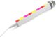 Mikrofon karaoke z oświetleniem LED RGB RGB KMD55W biały one size 4