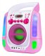 Karaoke system z CD i 2 mikrofonami SBS30P różowy one size 5