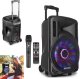 Kolumna mobilna z mikrofonem Fenton FT12LED 12" 700W one size 9