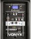 Kolumna mobilna z mikrofonami 800W Vonyx AP1500PA 15" one size 9