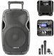Kolumna mobilna z mikrofonami 600W Vonyx AP1200PA 12" one size 2