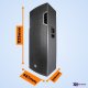 Kolumna aktywna 2x 15'' 800W Power Dynamics PD625A one size 13