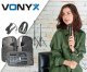 Zestaw nagłośnieniowy 300W 2x kolumna 10'' mikser mikrofon statywy Vonyx one size 2