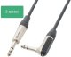 Kabel sygnałowy 6.3 stereo jack - 6.3 stereo jack 3m one size 1