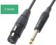 Kabel PD Connex XLR (żeński) - Jack 6.3mm 3m one size 1