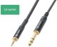 Kabel Jack męski 3.5 mm - 6.3 mm 1.5 m PD Connex one size 1