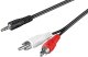 Kabel Audio Jack 3,5mm Stereo - 2xRCA 1.5m one size 6