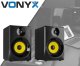 Aktywne monitory studyjne Vonyx SMN30B 60W - czarne one size 1