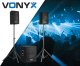 Kolumna Vonyx Zestaw nagłośnieniowy aktywny 1000W VX1015BT 2.1 15 one size 20