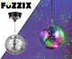 Zestaw: Kula lustrzana 20cm+ napęd bateryjny z diodami LED one size 2