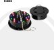 Zestaw: Kula lustrzana 30cm+ napęd bateryjny LED Fuzzix one size 11