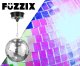 Zestaw: Kula lustrzana 30cm+ napęd bateryjny LED Fuzzix one size 1