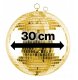 Kula lustrzana 30 cm - złota one size 3