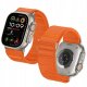 TECH-PROTECT NYLON SLIP APPLE WATCH 6 / 7 / 8 / 9 / 10 / SE / ULTRA 1 / 2 (44 / 45 / 46 / 49 MM) ORANGE 3