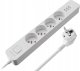 Listwa zasilająca Defender SFS 133 1,5 m, 4 gniazda, 3x USB biała 1