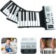 Keyboard elastyczny 61 klawiszy MIDI zwijana klawiatura one size 1