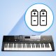 Keyboard 61 podświetlanych klawiszy KBB.217 one size 14