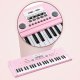 Keyboard dla dziewczynki 49 klawiszy akumulator/ mikrofon KD49P Max różowy one size 14