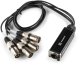 Splitter z 4 złączami XLR (męskimi) do RJ45 0,7m Pd Connex one size 1