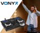 Podwójny odtwarzacz CD MP3 USB Bluetooth Vonyx CDJ500 one size 1