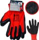 Rękawice Robocze MERCATOR Tech Red+Black Latex - 1 Para (9 - L) 11