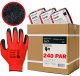 Rękawice Robocze MERCATOR Tech Red+Black Latex - 240 Par (9 - L) 7