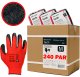 Rękawice Robocze MERCATOR Tech Red+Black Latex - 240 Par (8 - M) 1