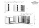 MEBLE KUCHENNE ZESTAW VARIO 240X180CM Z4 CZARNY/EVOKE BLAT DISTRICT BEZ AGD 1