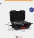 Uniwersalna walizka transportowa Power Dynamics GIGCase54 Heavy Duty - Seria R - IP67 - czarna one size 12