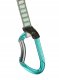 Ekspres wspinaczkowy Climbing Technology Salto Set NY 17 cm - titanium/acquamarine 2
