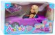 Zestaw Mini Laleczka Ankiki Samochód Kabriolet Fioletowy LEAN Toys 4