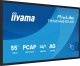 Monitor iiyama Monitor 55 cali T5529AS-B1AG VA,4K,HDMIx2,USB-C,RJ45,2x10W,WiFi, Android 14, Signal FailOver, Whiteboard, iiSignage2 (CMS), IIYAMA 4