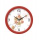 Kinghoff Wanduhr mit Blumenmuster 1