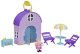 ŚWINKA PEPPA PIG Zestaw RODZINA W LODZIARNI 4 FIGURKI od HASBRO LODY 1