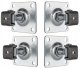 Zawias PSG 61.018 z szyldem 80x80x3mm - gwint M16 (regulowany) 8