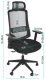 Krzesło biurowe AMO-95 Czarne 6