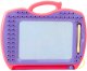 LeanToys Znikopis Tablica Magnetyczna Z Suwakiem Stempelki Wzory Różowa 3