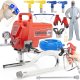 Agregat Malarski Pistolet Hydrodynamiczny 1200W California 1250 Wąż 10M 2L/min 4x Dysza 1