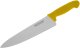 Nóż kucharski HACCP 385 mm, ostrze gładkie, spiczaste 250 mm, żółty | TECHNICA, Silver Line 3