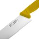 Nóż kucharski HACCP 385 mm, ostrze gładkie, spiczaste 250 mm, żółty | TECHNICA, Silver Line 4