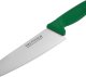 Nóż kucharski HACCP 340 mm, ostrze gładkie, spiczaste 205 mm, zielony | TECHNICA, Silver Line 4
