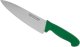 Nóż kucharski HACCP 340 mm, ostrze gładkie, spiczaste 205 mm, zielony | TECHNICA, Silver Line 5