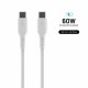 Fixed | Liquid Silicone Cable USB-C/USB-C, 2m, 60W | FIXDLS-CC2-WH 6