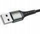 Kabel USB Jellico USB-A - microUSB 1 m Czarny (6974929201579) 4