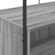 vidaXL Wieszak na ubrania z półkami szary sonoma 100x44x160 cm 5