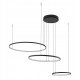 Nowodvorski Circolo 10867 lampa wisząca zwis 3x45W LED 4000K 1800Lm czarna/biała 1