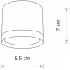 Nowodvorski Silba 10476 plafon lampa sufitowa spot 1x12W GX53 biała 2